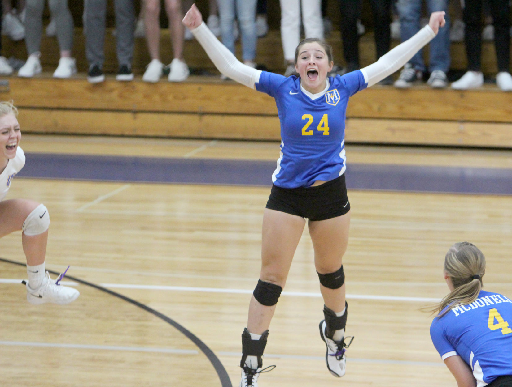 Eau Claire Immanuel Lutheran at McDonell volleyball 10-26-19